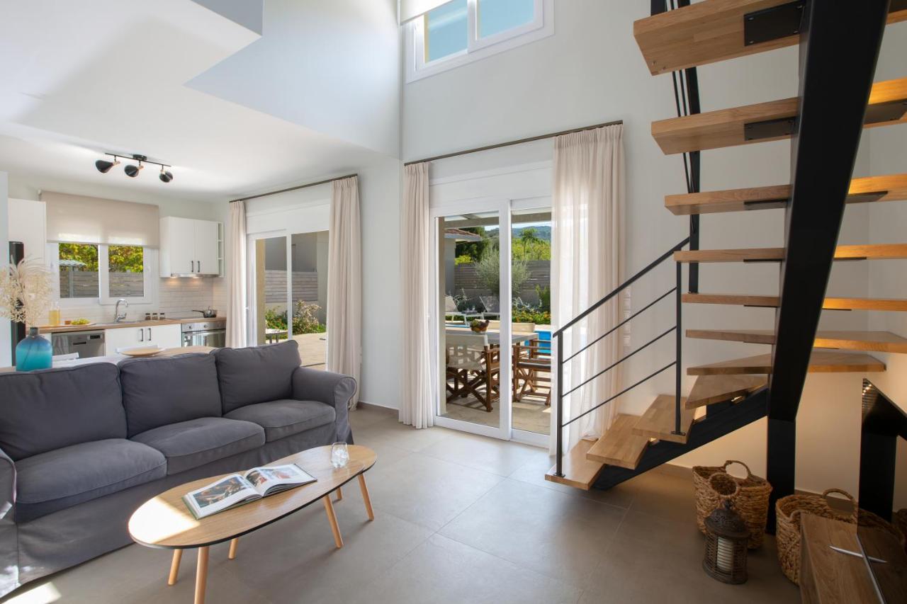 Grappolo Lefkada Villas - Vilana ideal for families&small groups Apolpaina Exterior foto