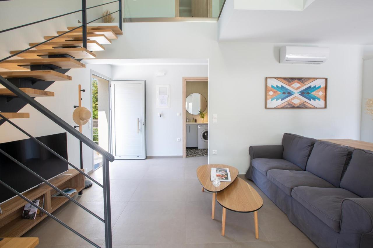 Grappolo Lefkada Villas - Vilana ideal for families&small groups Apolpaina Exterior foto