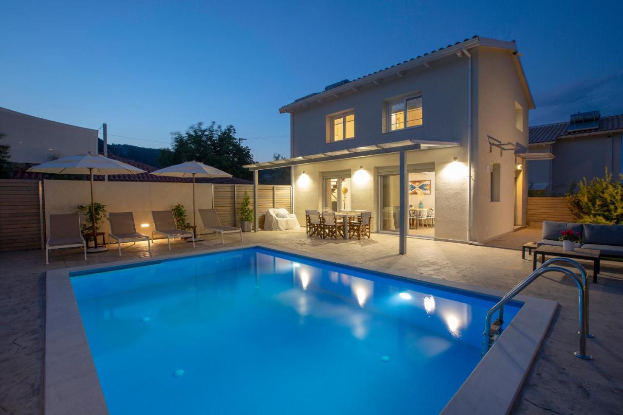 Grappolo Lefkada Villas - Vilana ideal for families&small groups Apolpaina Exterior foto