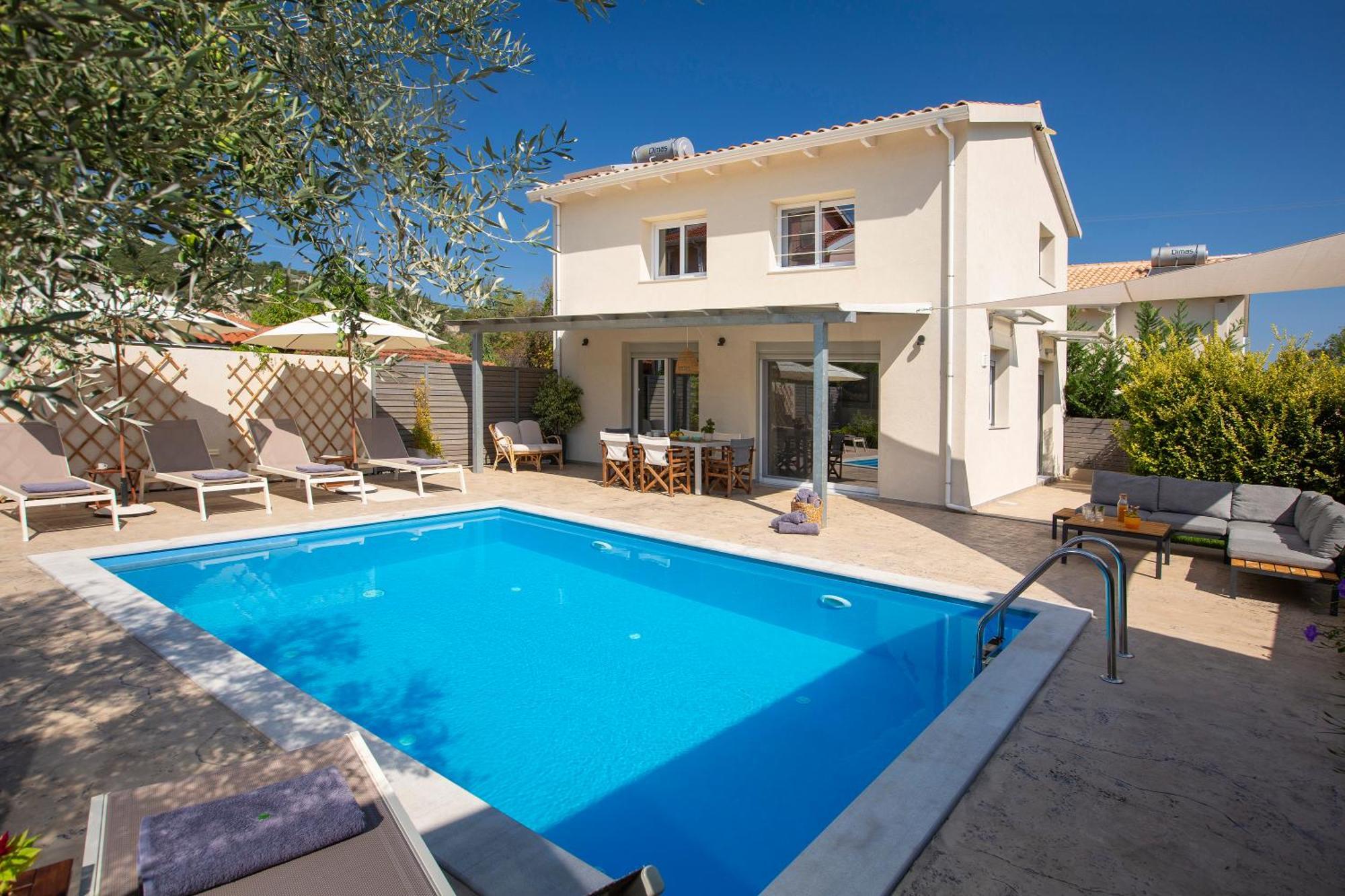 Grappolo Lefkada Villas - Vilana ideal for families&small groups Apolpaina Exterior foto